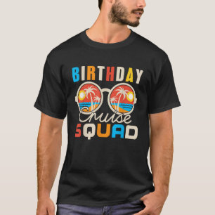 Camiseta Cruzeiro da Família de Tripulantes Birthday Cruise