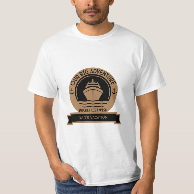 Camiseta Cruzeiro da Lista de baldes (Frente)