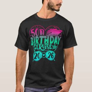 Camiseta Cruzeiro de 50 Anos de Idade 2026 Férias em Cruzei