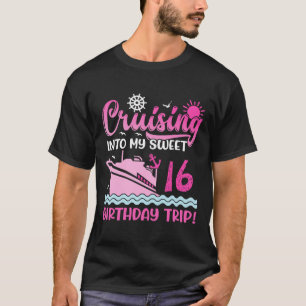 Camiseta Cruzeiro de Aniversário de 16 Anos Doce Cru