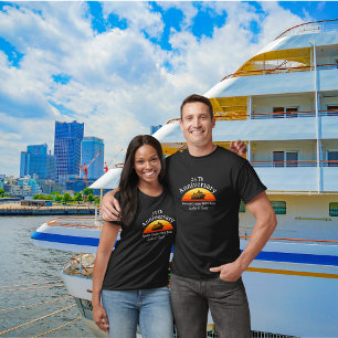 Camiseta Cruzeiro de Aniversário de 25 anos ao Pôr do Sol C