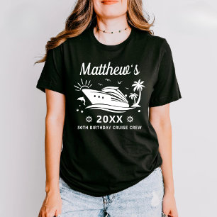 Camiseta Cruzeiro de Aniversário de 30º 40º 50º 60º Persona