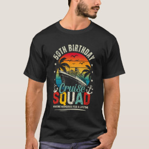 Camiseta Cruzeiro de Aniversário de 50 anos Esquadra Famíli