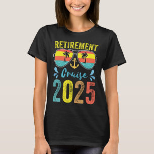 Camiseta Cruzeiro de Aposentadoria 2025 Viagem de Cruzeiro