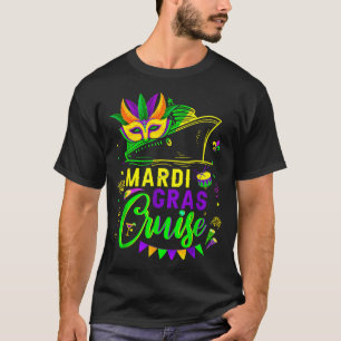 Camiseta cruzeiro de carnaval máscara festa de navio de cru
