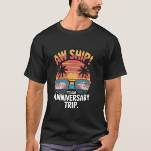 Camiseta Cruzeiro de Casamento Casais Fofos Ah Navio É Noss