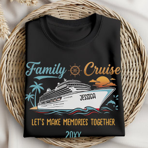 Camiseta Cruzeiro de Família Personalizado Fazendo Memórias