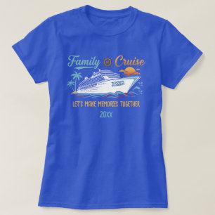 Camiseta Cruzeiro de Família Personalizado Fazendo Memórias