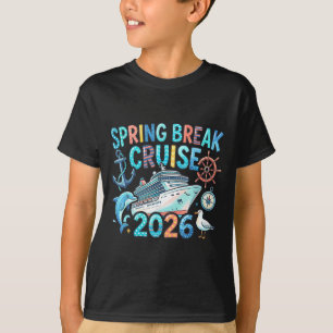 Camiseta Cruzeiro de Férias de Primavera 2026 Férias de Cru