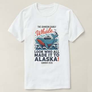 Camiseta Cruzeiro de Férias em Família no Alasca Grupo Pers