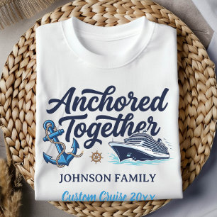 Camiseta Cruzeiro de Férias Personalizado em Família Unidos