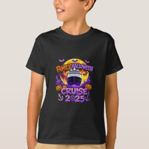 Camiseta Cruzeiro de Halloween em Família 2025 Equipe de Co