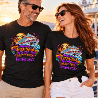 Camiseta Cruzeiro de Halloween Fazendo Memórias Maravilhosa