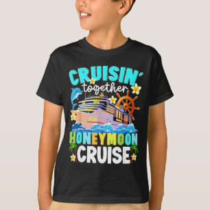 Camiseta Cruzeiro de Lua de Mel Cruisin' Juntos Marido Desi