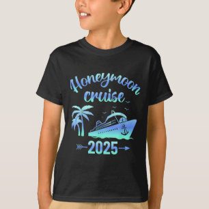 Camiseta Cruzeiro de Lua de Mel Recém-Casados 2025 Casais C