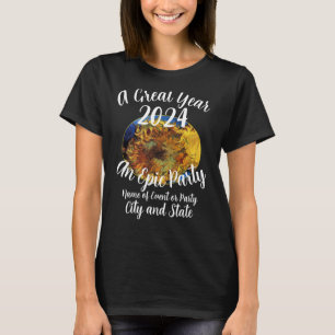 Camiseta Cruzeiro de navio de jantar de férias de celebraçã