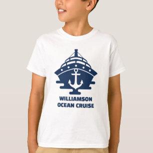 Camiseta Cruzeiro de Praia Personalizado Âncora Náutica Via
