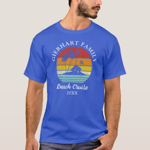 Camiseta Cruzeiro de Praia Reunião de Família Retrô Férias