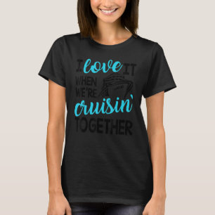 Camiseta Cruzeiro de Viagem Familiar Adoro quando estamos c