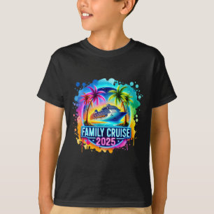 Camiseta Cruzeiro em Família 2025 Havaí Praia Coco Verão Fé