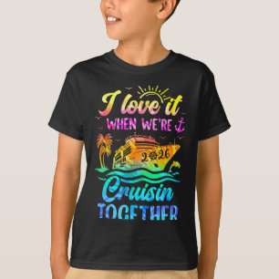 Camiseta Cruzeiro em Família 2026 Eu Adoro Quando Estamos C