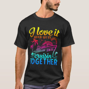 Camiseta Cruzeiro em Família 2026 Eu Adoro Quando Estamos C