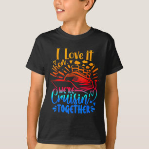 Camiseta Cruzeiro em Família 2026 Eu Adoro Quando Estamos C