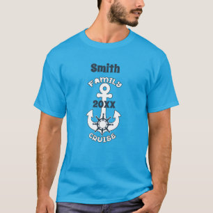 Camiseta Cruzeiro em Família Âncoras Vela Náutica