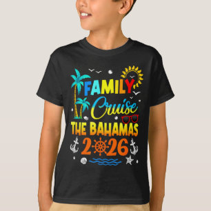Camiseta Cruzeiro em Família nas Bahamas 2026 Verão Férias