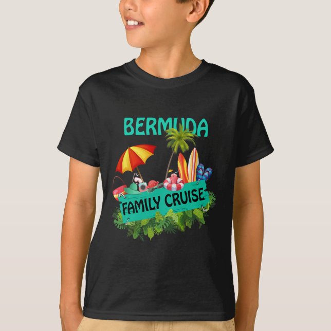 Camiseta Cruzeiro Familiar Bermudas  (Frente)