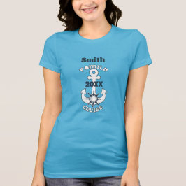 Camiseta Cruzeiro Familiar de Âncora Náutica de Vela