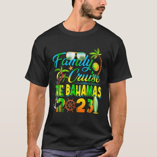 Camiseta Cruzeiro Familiar - Vac de Verão de 2023 - Bahamas (Frente)