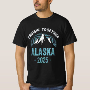 Camiseta Cruzeiro no Alasca 2025 Família Amigos Viagem Féri