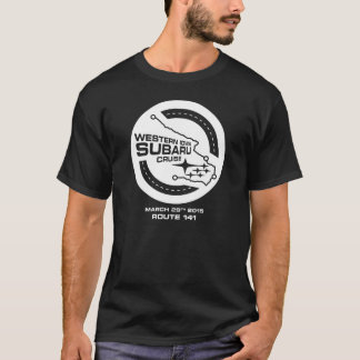 Camiseta Cruzeiro ocidental de Iowa Subaru (escuro)