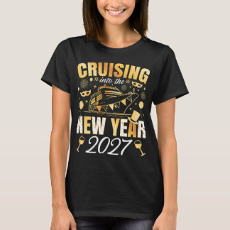 Camiseta Cruzeiro para o Ano Novo 2027 Mulheres