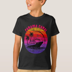 Camiseta Cruzeiro pelo Canal do Panamá Pôr do Sol Retrô Reu