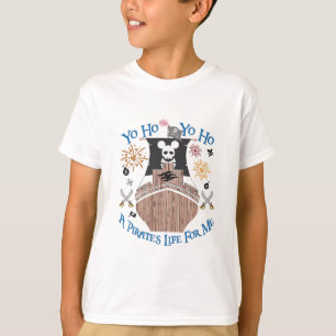 Camiseta Cruzeiro Pirata Yo Ho Uma Vida de Pirata Para Mim