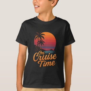Camiseta Cruzeiro Tropical Em Tempo De Férias Com Palmeira