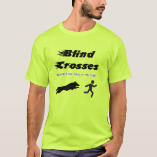 Camiseta Cruzes Cegas - Border Collie em claro