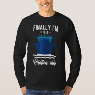 Camiseta Cruzzeiro Divertido de Cruzeiros Finalmente Estou
