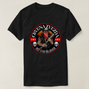 Camiseta Crvena Zvezda Estrela Vermelha Belgrado Torcedor 