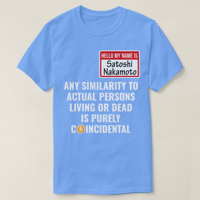 Camiseta Crypto Bitmoney Dia de as Bruxas engraçado Satoshi (Frente do Design)