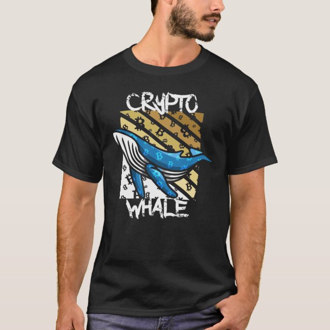 Camiseta Crypto Btc Whale - Moeda cripto (Frente)
