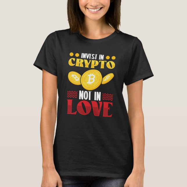 Camiseta Crypto Cryptocurrency Blockchain Trader Finance (Frente)