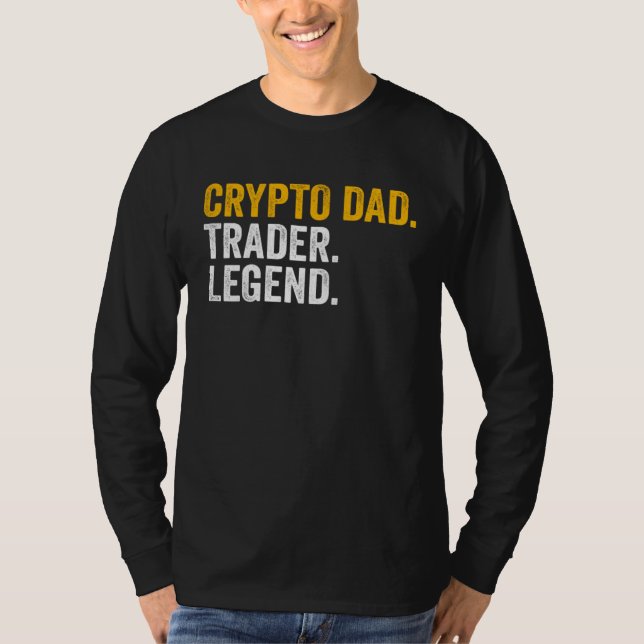 Camiseta Crypto Dad Trader Legend (Frente)