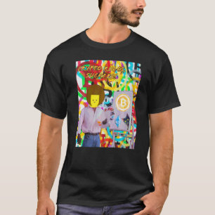 Camiseta Crypto Domina Otários Bitcoin Ethereum Pintura de 