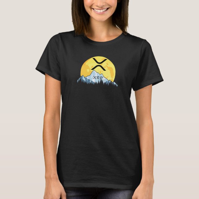 Camiseta Crypto Giant Moon Cryptocurrency Xrp (Frente)