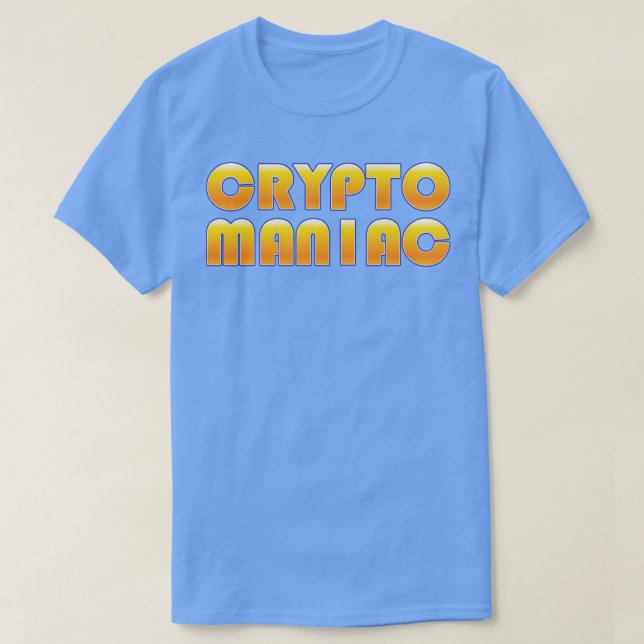 Camiseta Crypto Maniac (Frente do Design)