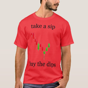 Camiseta Crypto Market Stocks Pegue um Comprar Sip o D