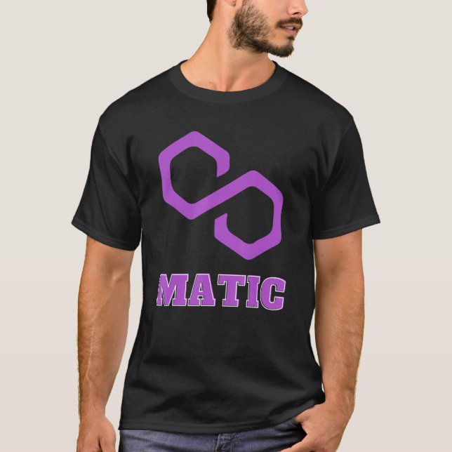 Camiseta Crypto MATIC Network Cryptocurrency Altcoi (Frente)